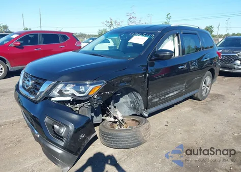 2017 Nissan Pathfinder Sv z USA, uszkodzony, nr VIN 5N1DR2MN8HC651620